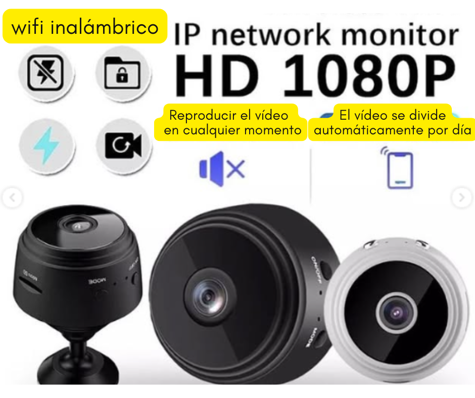 Mini Cámara De Seguridad Espía